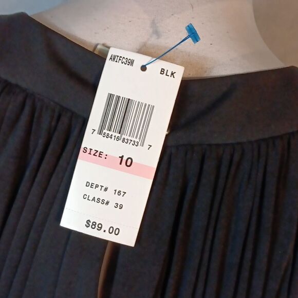 Sangria Elegant Black Sleeveless Dress - Picture 7 of 9